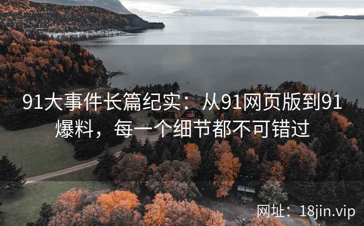 91大事件长篇纪实：从91网页版到91爆料，每一个细节都不可错过